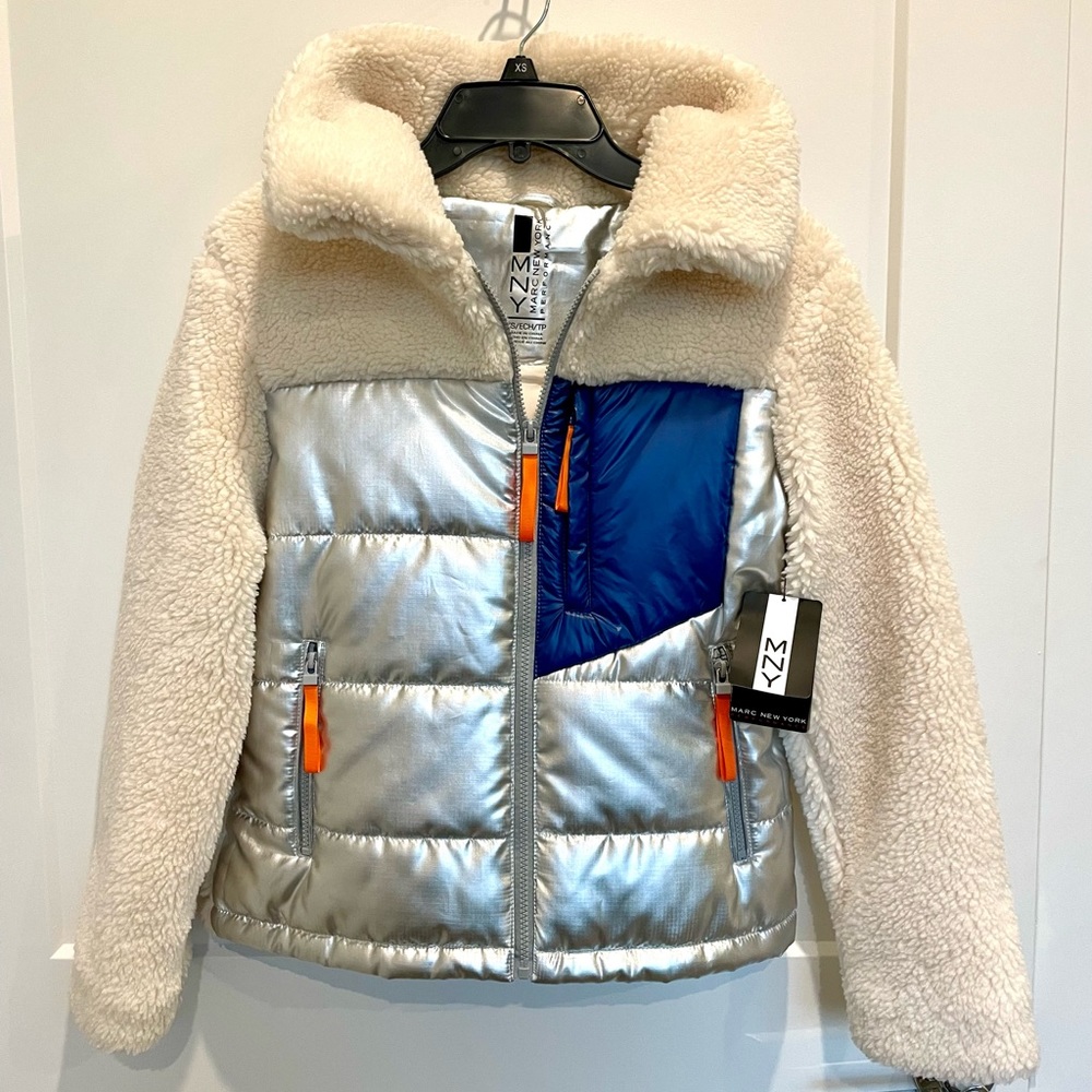 NWT Marc New York Performance Fleece Puffer Jacket
